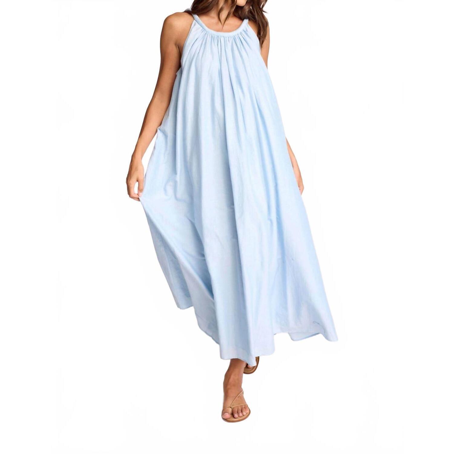 New Sundays Ellie Maxi Dress In Sky Blue